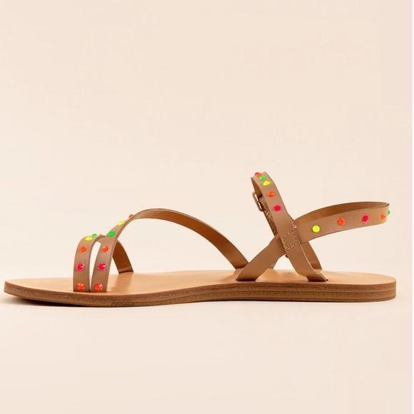 (53)New Francesca’s Indigo Rd Pobart Embellished Summer Sandals - Picture 6 of 7